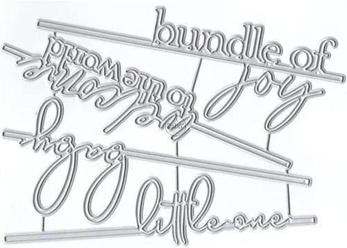 Miniatura 22 de DzIxY Palabras gracias Troqueles de corte de metal para kit de fabricación de tarjetas, troquelados, troquelados, plantillas de máquina de álbumes
