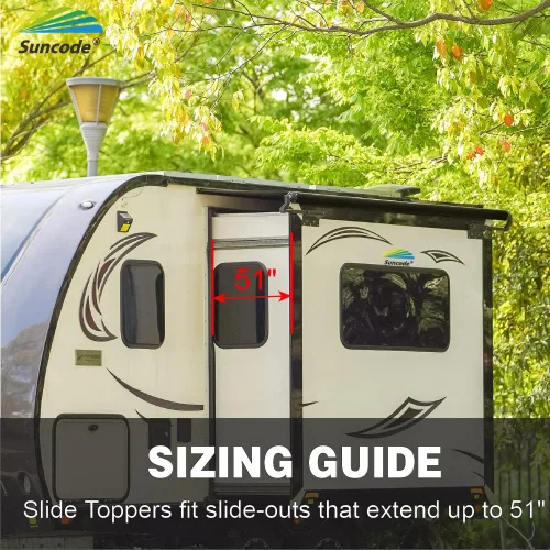 Miniatura 7 de Toldo deslizante superior Suncode Negro Toldo deslizante para autocaravana Protección deslizante Diseñado modularmente para autocaravanas, remolques