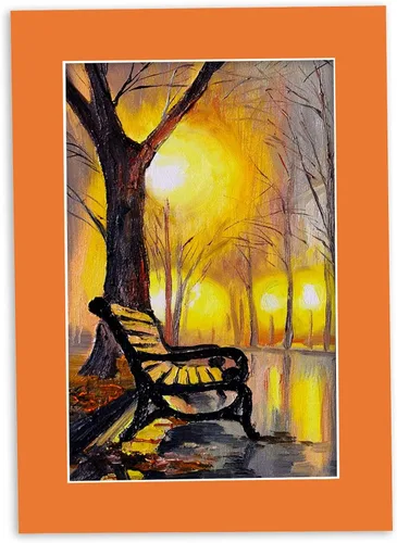 Miniatura 19 de 8.5x11 Mat for 11x14 Frame - Precut Mat Board Acid-Free Brown 8.5x11 Photo Matte Made to Fit a 11x14 Picture Frame, Premium Matboard for Family