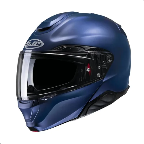 Miniatura 6 de Casco modular sólido para motocicleta HJC RPHA 91 con visor HJ-37 Pinlock, aprobado por DOT (Negro, X-Pequeño)