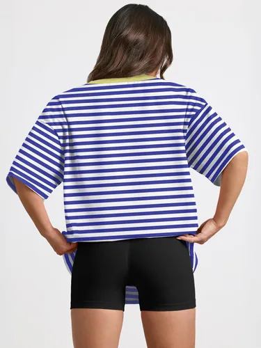 Miniatura 243 de Trendy Queen - Camisetas de entrenamiento de moda para mujer, camisetas atléticas de manga corta para verano y primavera, disponibles en tallas