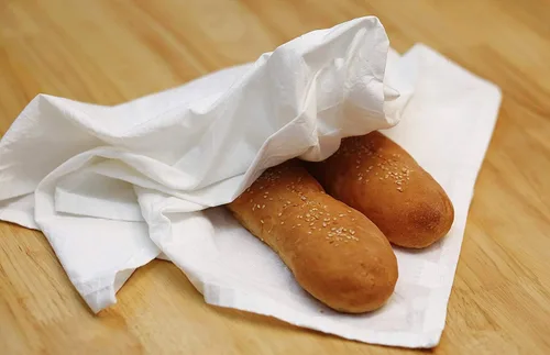 Miniatura 4 de AMOUR INFINI Harina Sack - Juego de 12 toallas de cocina de algodón orgánico, lavables, superabsorbentes, toallas de cocina, servilletas de tela