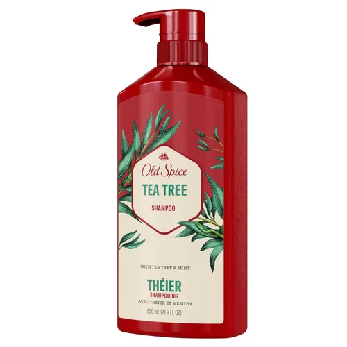 Miniatura 9 de Old Spice Champú de Árbol de Té para Hombre, Cabello Más Sano, Más Lleno, Más Hidratado, 21.9 Fl Oz Cada Uno, Pack de Dos