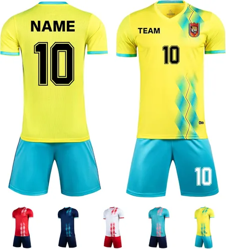 Miniatura 7 de ORYG Camisetas de fútbol personalizadas para niños, uniformes de equipo de fútbol personalizados para hombres y mujeres con nombre de número