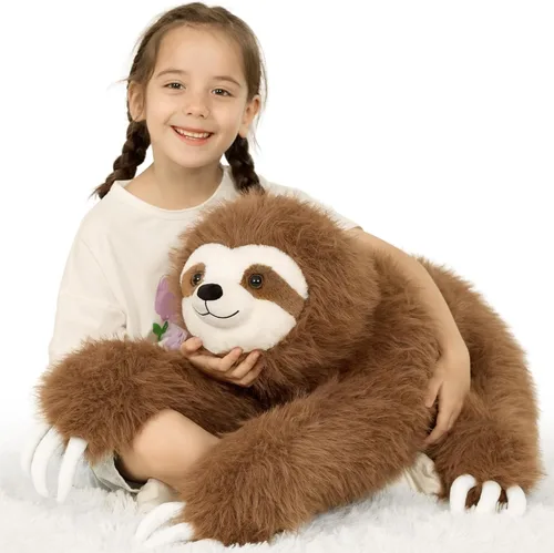 Miniatura 25 de BENINY Juguete de Peluche Grande de Ajolote Azul, Animal de Peluche Gigante de Ajolote de 39", Juguetes Grandes Regalo para Niñas Niños, Almohada