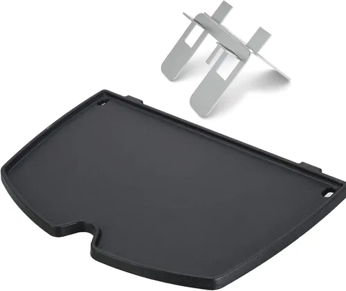 Miniatura 24 de Uniflasy Plancha Parrilla Reversible de Hierro Fundido para Estufa 16 7/8" Sartén Plancha Plana, Placa de Plancha Parrilla de Hierro Fundido
