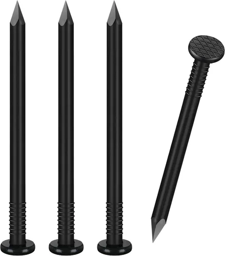 Miniatura 7 de VGBUY 360 piezas de clavos de hardware de acero inoxidable, clavos de cabeza plana de 1-1/2 pulgadas para colgar cuadros, clavos para colgar Plateado