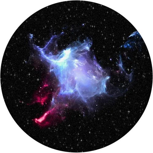 Miniatura 3 de Blue Nebula Galaxy Space Stars PopSockets - Soporte y agarre para teléfonos y tabletas, Negro