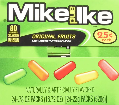 Miniatura 3 de Mike and Ike Original Fruits (1 caja de 24 paquetes individuales de 0.78 onzas)