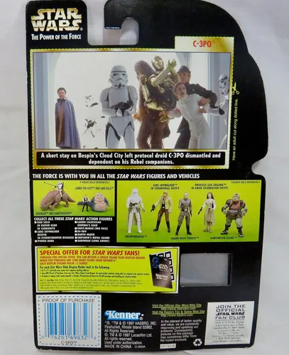 Miniatura 6 de Hasbro Power of The Force Freeze Frame C-3PO w/CargoNet