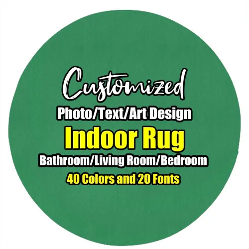 Miniatura 16 de sophiehome Customzied - Alfombras de baño con imagen de texto, alfombra de franela personalizada para interiores para el hogar, dormitorio, baño