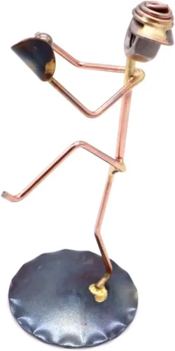 Miniatura 12 de Figura de arte de metal coleccionable hecha a mano, accesorios de escritorio, trofeo, regalo de jefe, decoración de oficina en casa