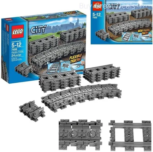 Miniatura 5 de Vias de tren de juguete Lego City modelo 7499