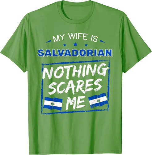 Miniatura 25 de Camiseta con la bandera de raíces salvadoreñas de El Salvador My Wife Is Salvadoran Roots, Negro
