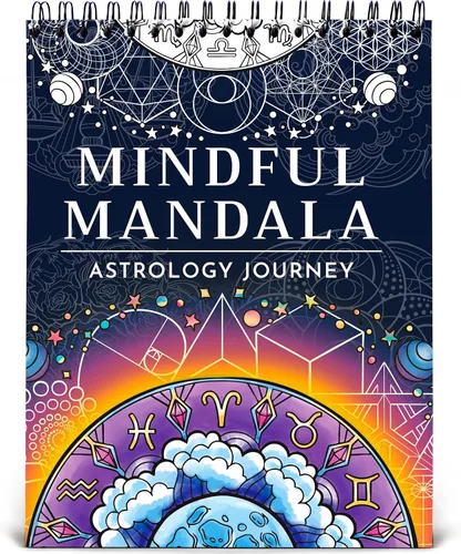 Miniatura 11 de Libro de colorear mandala RYVE para adultos - 50 mandalas únicas para relajación y alivio del estrés - Libro de colorear para adultos en espiral