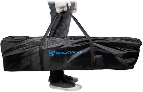 Miniatura 8 de (2) Rockville RTP32W Totem - Soporte de luz de cabeza móvil + Scrims negro+blanco+bolsas de transporte para focos Chauvet Rogue R1X