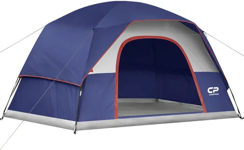 Miniatura 14 de CAMPROS CP Camping Tent 2/4/6 Person, Waterproof Windproof Double Layer Dome Tent, Easy Setup with Large Mesh Windows & Wide Door for Outdoor