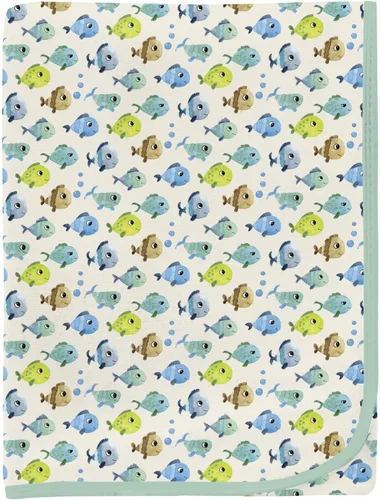 Miniatura 5 de Kic Kee Pants Print Swaddling Blanket (Baby Rose Heart Bunting - One Size)