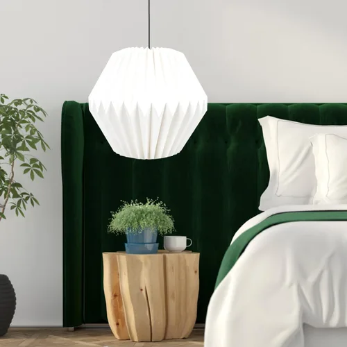 Miniatura 7 de NOLITOY 2 unids hecho a mano linterna de papel pantalla moderna simple cubierta de luz decorativa para decoración del hogar fácil almacenamiento