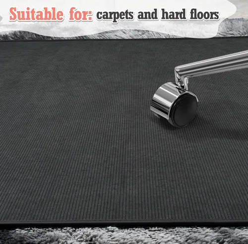 Miniatura 6 de Tapete para silla de oficina resistente para alfombra y piso de madera dura, tapete bohemio para silla de escritorio, 36 x 48 pulgadas, tapete