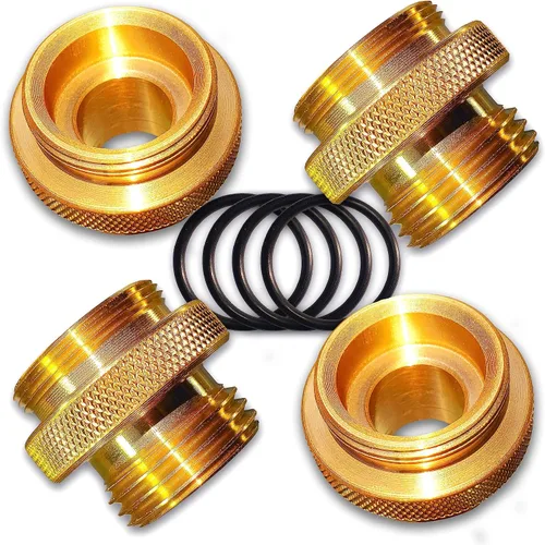 Miniatura 11 de SPGTM-8 ~ Adaptador de manguera Woodford Bibb reemplaza 34HF, 50HF y 55437 con un conector recto para espigas, llaves y modelos de hidrante