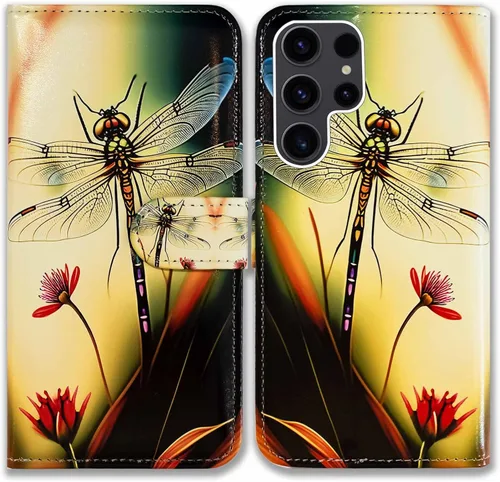 Miniatura 9 de Bcov Funda para Galaxy S23 Ultra, funda de piel con tapa para Samsung Galaxy S23 Ultra con ranura para tarjeta y soporte para Samsung Galaxy S23