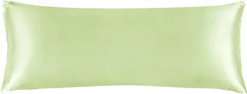 Miniatura 132 de Bedelite Funda de almohada de satén para el cuerpo, súper suave y refrescante, para el cabello y la piel, transpirable, sedosa y larga, 20 x 54 Rosa