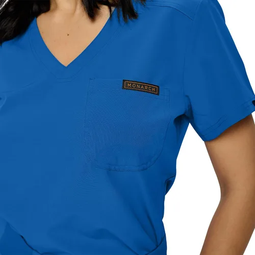 Miniatura 5 de Monarch Uniforms Camiseta médica para mujer con un bolsillo para mujer