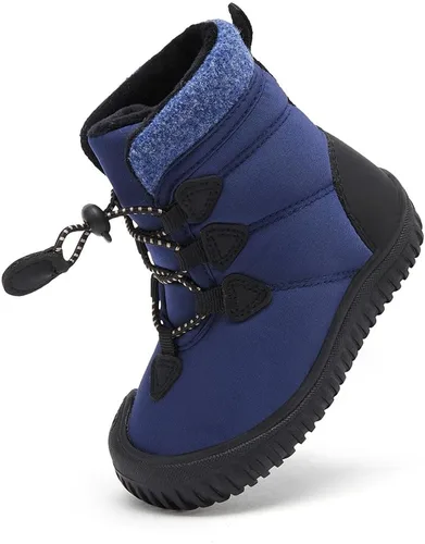 Miniatura 122 de BMCiTYBM Botas de nieve de invierno para bebés y niños pequeños, de piel sintética, cálidas, antideslizantes, zapatos para primeros pasos
