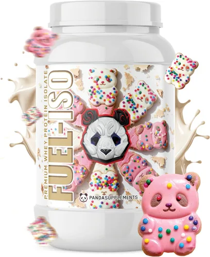 Miniatura 7 de Underground Bio Labs Panda Supps - Panda Fuel ISO Premium 100% aislado de proteína de suero para hombres y mujeres con 0.88 onzas de proteína y 0.00