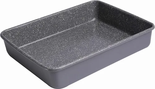 Miniatura 2 de casaWare Horno tostador Ultimate Series de 11 x 9 x 2 pulgadas con revestimiento antiadherente de cerámica para hornear (granito plateado)
