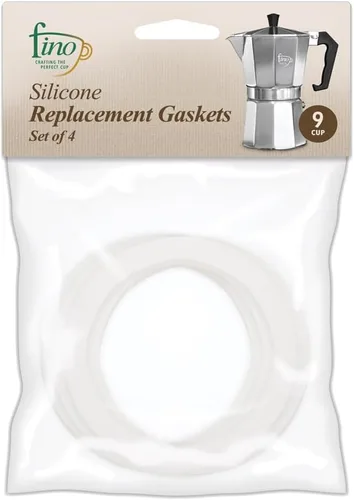 Miniatura 10 de Fino Junta de repuesto para cafetera espresso de 3 tazas, silicona, juego de 4