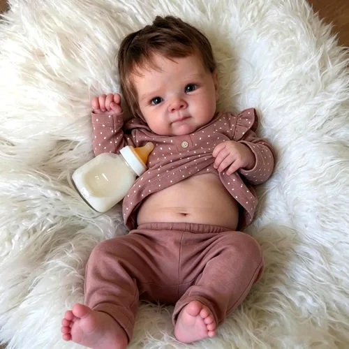 Miniatura 3 de Anano Muñecas Reborn de Bebé de Silicona de Cuerpo Completo - 18 pulgadas Muñeca Realista de Bebé Niña, Muñeca de Bebé de Silicona Completa