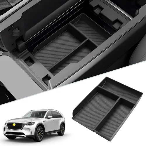 Miniatura 31 de SKTU 2 unidades para 2024-2026 Lincoln Nautilus Organizador de consola central para 2024-2026 Lincoln Nautilus (Premiere/Reserve/Black Label)