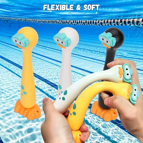 Miniatura 3 de Juego de 3 juguetes de buceo en la piscina para niños, divertidos juegos de piscina para niños, juguetes de agua para niños, el palo de buceo