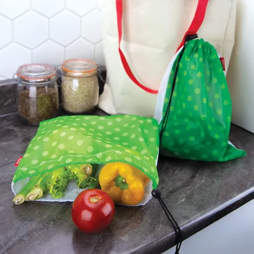 Miniatura 7 de Mortier Pilon - Juego de 9 bolsas reutilizables, 3 envolturas de cera de abejas y 12 pajitas de bambú