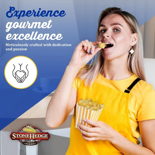 Miniatura 5 de Palomitas con sabor a mantequilla y toffee de Stonehedge Farms Tubo grande de 32 oz Perfecto para fiestas y Navidad Snacks dulces en granel