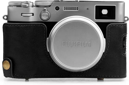 Miniatura 4 de MegaGear MG1892 Ever Ready - Funda de piel auténtica para cámara compatible con Fujifilm X100V, color negro