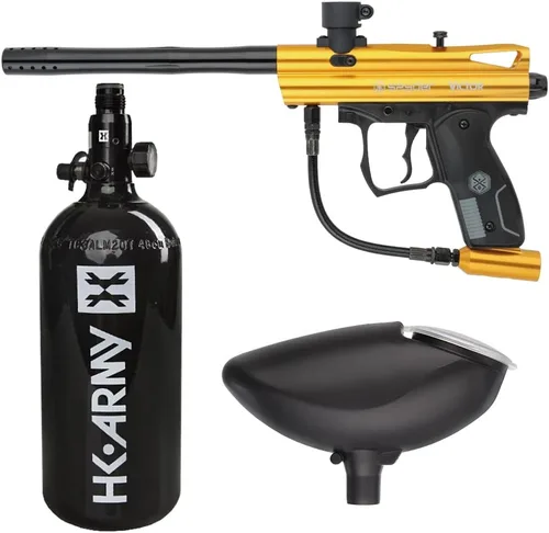 Miniatura 4 de Kit de pistola para paintball Action Village Kingman Spyder Victor Entry (Azul brillante)