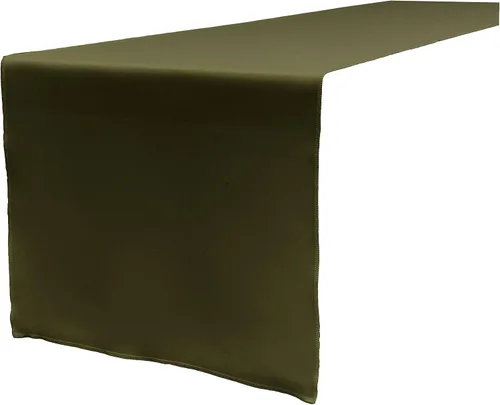Miniatura 17 de LA Linen™ mantel de popelina de poliéster de 14 por 108 pulgadas Blanco P