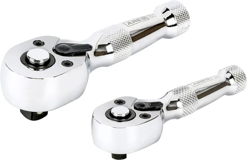 Miniatura 11 de Destornillador de torque con rueda dentada de 1/4" ARES 70040 este mini destornillador tiene un cabezal de torque de 72 dientes, 5º movimiento