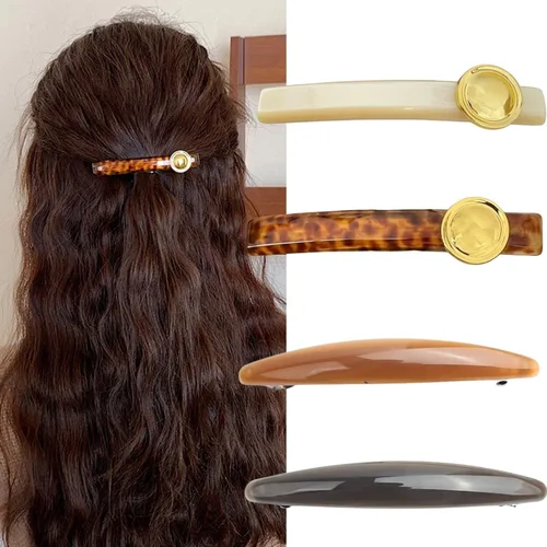 Miniatura 8 de Pinzas automáticas para el cabello para mujeres, cabello grueso, para niñas, mujeres, horquilla, cierre de pelo retro
