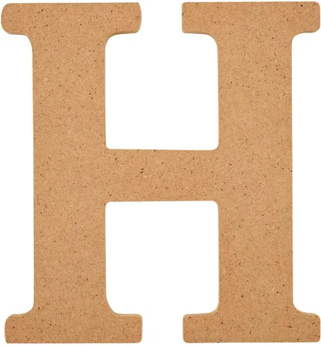 Miniatura 48 de Plaid Letra de madera sin terminar, superficie de madera de 5" perfecta para proyectos de bricolaje, artes y manualidades, 63572