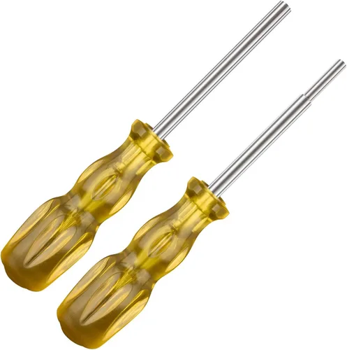 Juego de destornilladores gamebit, puntas de seguridad de 3,8 mm y 4,5 mm para abrir consolas Nintendo, Sega y cartuchos de juego - Amarillo