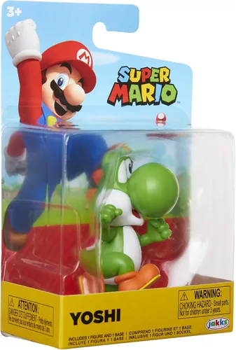 Miniatura 8 de Super Mario Figura de acción de 2.5 pulgadas corriendo Yoshi juguete coleccionable