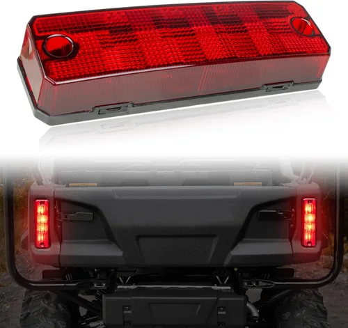 Luz trasera LED para Pioneer 520 700 1000 2014-2025 accesorios, montaje de lámpara trasera de freno rojo Plug and Play, repuesto OEM #