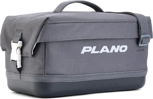 Miniatura 2 de Plano Bolsa de aparejos de pesca de vanguardia para fines de semana, base impermeable moldeada, almacenamiento espacioso, mangas de herramientas