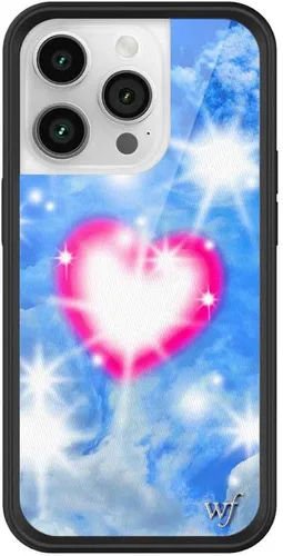 Miniatura 60 de Wildflower Carcasas – Compatible con iPhone 14 Pro Protector negro parachoques, certificado de prueba de caída de 6.5 pies, propiedad de mujeres