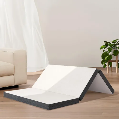 Miniatura 9 de Colchón triple de 3 pulgadas, colchón plegable con funda transpirable y lavable, colchón plegable con certificado CertiPUR-US, colchón de piso