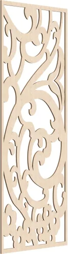 Miniatura 92 de Bridgewater - Paneles de pared decorativos de madera con calado, 9 3/8 pulgadas de ancho x 24 3/8 pulgadas de alto x 1/4 de alto, nogal